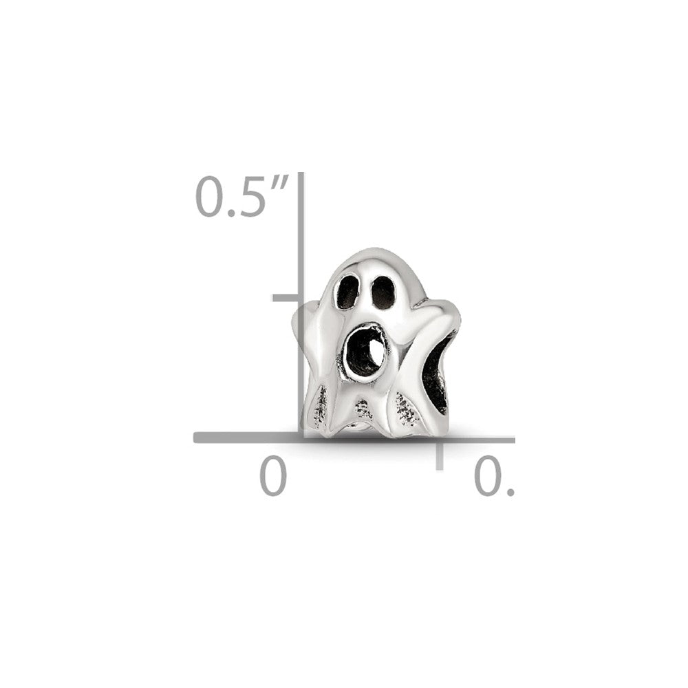 Sterling Silver Reflections Kids Ghost Bead