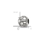 Sterling Silver Reflections Kids Soccer Ball Bead