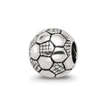 Sterling Silver Reflections Kids Soccer Ball Bead