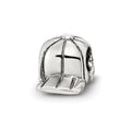 Sterling Silver Reflections Kids Baseball Cap Bead
