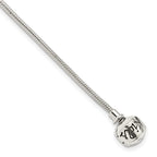 Sterling Silver 18cm Reflections Kids Hinged Clasp Bracelet