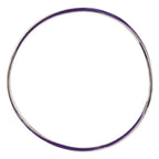 Sterling Silver Stackable Expressions Twisted Purple Enamel Bangle