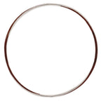 Sterling Silver Stackable Expressions Twisted Brown Enamel Bangle