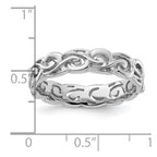 Sterling Silver Stackable Expressions Polished Ring