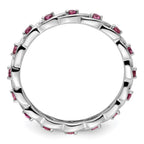 Sterling Silver Stackable Expressions Rhodolite Garnet Ring