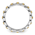 Sterling Silver Stackable Expressions Citrine Ring