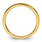 Sterling Silver Stackable Expressions Gold-plated Polished Ring