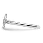 Sterling Silver Stackable Expressions Citrine Starfish Ring