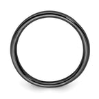 Sterling Silver Stackable Expressions Black-plated Polished Ring