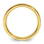Sterling Silver Stackable Expressions Gold-plated Polished Ring