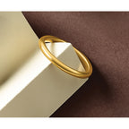 Sterling Silver Stackable Expressions Gold-plated Polished Ring