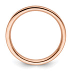 Sterling Silver Stackable Expressions Pink-plated Polished Ring
