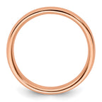 Sterling Silver Stackable Expressions Pink-plated Polished Ring
