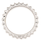 Sterling Silver Stackable Expressions Rhodium Ring