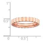 Sterling Silver Stackable Expressions Pink-plated Ring