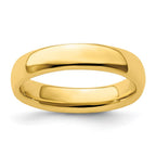Sterling Silver Stackable Expressions Gold-plated Polished Ring