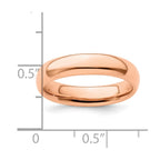 Sterling Silver Stackable Expressions Pink-plated Polished Ring
