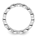 Sterling Silver Stackable Expressions Diamond Ring