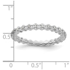 Sterling Silver Stackable Expressions Diamond Ring