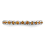 Sterling Silver Stackable Expressions Citrine Ring