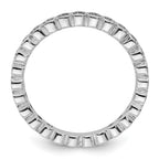 Sterling Silver Stackable Expressions White Topaz Ring