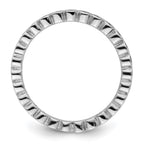 Sterling Silver Stackable Expressions Created Ruby Ring