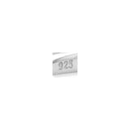 Sterling Silver Stackable Expressions Low 4mm Round Cr. Ruby Ring