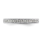 Sterling Silver Stackable Expressions Polished Diamond Ring