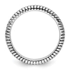 Sterling Silver Stackable Expressions Antiqued Ring