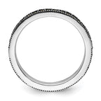 Sterling Silver Stackable Expressions Marcasite Band