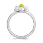 Sterling Silver Stackable Expressions Jonquil Ring
