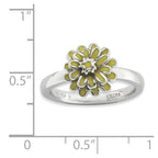 Sterling Silver Stackable Expressions Calendula Ring