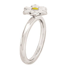 Sterling Silver Stackable Expressions Narcissus Ring