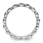 Sterling Silver Stackable Expressions June Crystal Ring