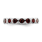 Sterling Silver Stackable Expressions June Crystal Ring