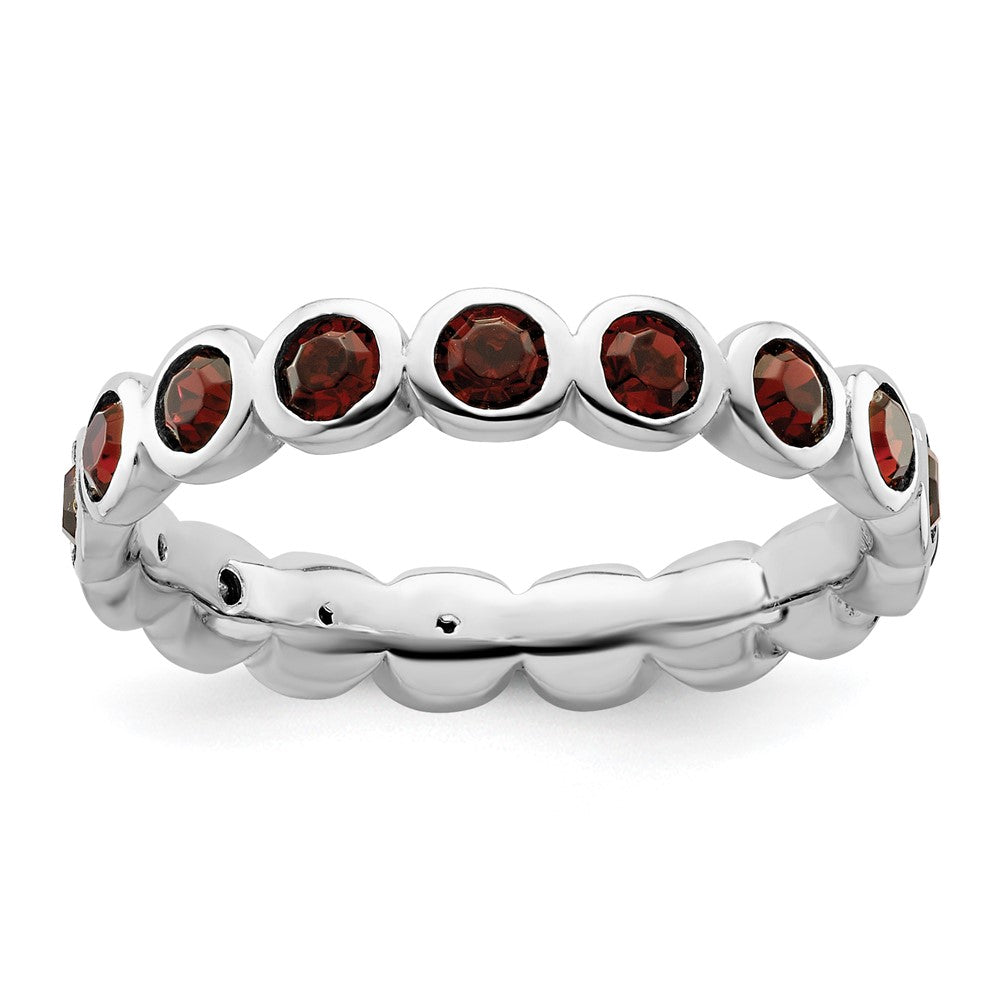 Sterling Silver Stackable Expressions June Crystal Ring