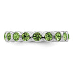 Sterling Silver Stackable Expressions August Crystal Ring