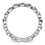 Sterling Silver Stackable Expressions September Crystal Ring