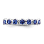 Sterling Silver Stackable Expressions September Crystal Ring