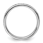 Sterling Silver Stackable Expressions Polished Enameled Sister Ring