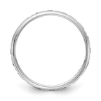 Sterling Silver Rh-plt Stackable Expressions Personalized with Heart Ring