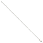 Sterling Silver .8mm Snake Chain Anklet