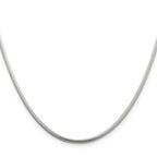 Sterling Silver 2mm Snake Chain