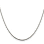 Sterling Silver 1.6mm Round Snake Chain
