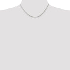 Sterling Silver 1.75mm Round Spiga Chain