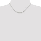 Sterling Silver 1.25mm Square Snake Chain