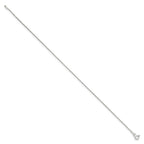 Sterling Silver .85mm Diamond-cut Round Spiga Chain