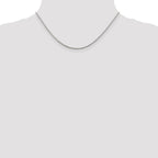 Sterling Silver 1.45mm Diamond-cut Round Spiga Chain
