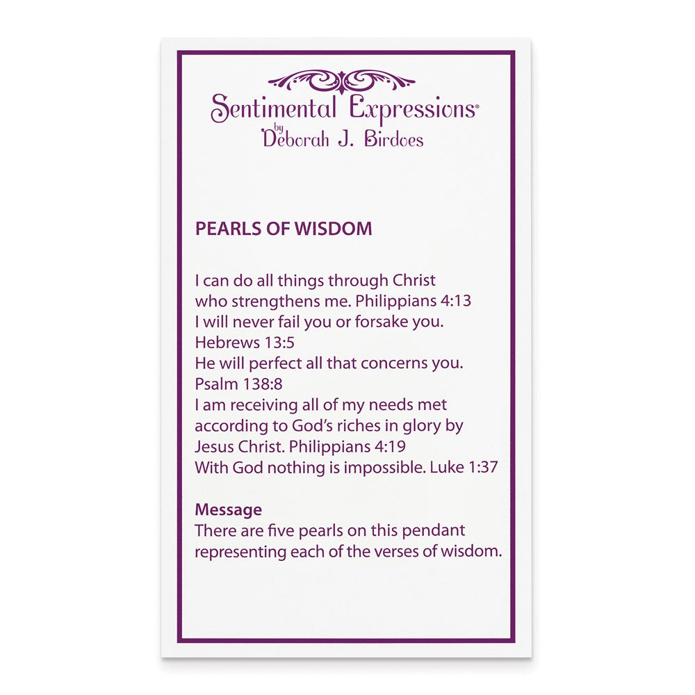 Sentimental Expressions Sterling Silver Rhodium-plated Antiqued FW Cultured Pearls of Wisdom Dangle Earrings