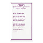 Sentimental Expressions Sterling Silver Rhodium-plated Antiqued Bless Your Heart 18in Necklace